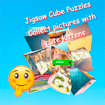 Jigsaw Cube Puzzles Collect Pictures with Cute Kittens
